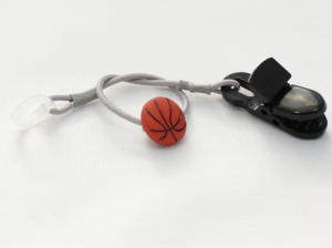 Zawieszka na jeden procesor mowy lub aparat słuchowy - szara