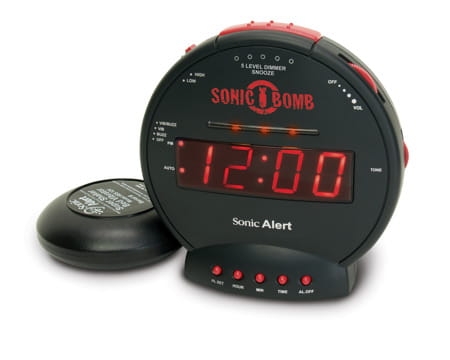 Budzik z padem wibracyjnym Sonic Bomb SBB500SS dla osób z wadą słuchu
