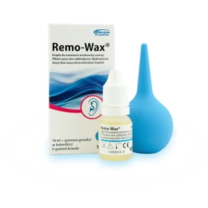 Remo-Wax krople do usuwania woskowiny z gruszką
