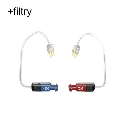 Słuchawka RIC Phonak Audeo L i opakowanie filtrów